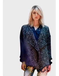 Foursoul shawl collared coat